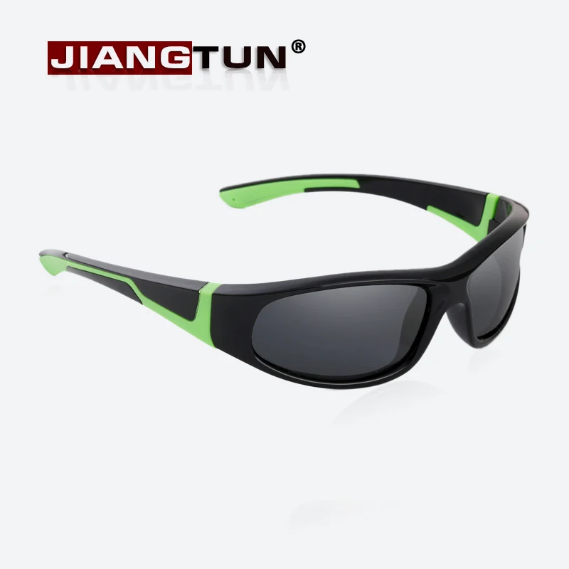 

JIANGTUN Super Light Kids TR90 Polarized Sunglasses Children Safety Brand Glasses Flexible Rubber Oculos Infantil