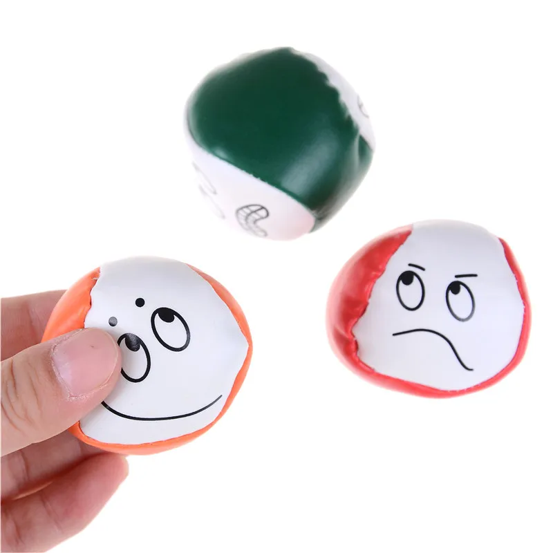 1pc Kid Toy Gift Face Expression Emoji Juggling Balls Learn To Juggle