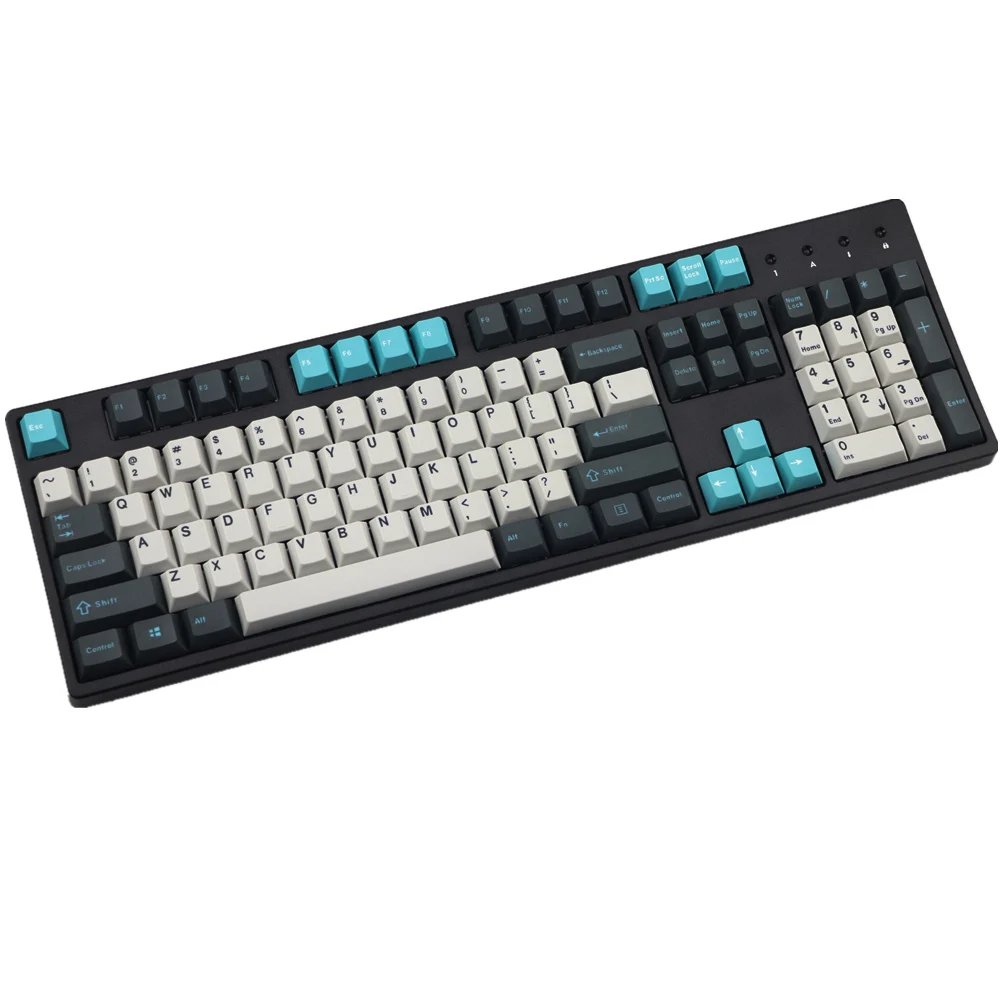 Клавиатура Double shot с 104 клавишами раскладка ANSI клавиатура PBT вишневым профилем для