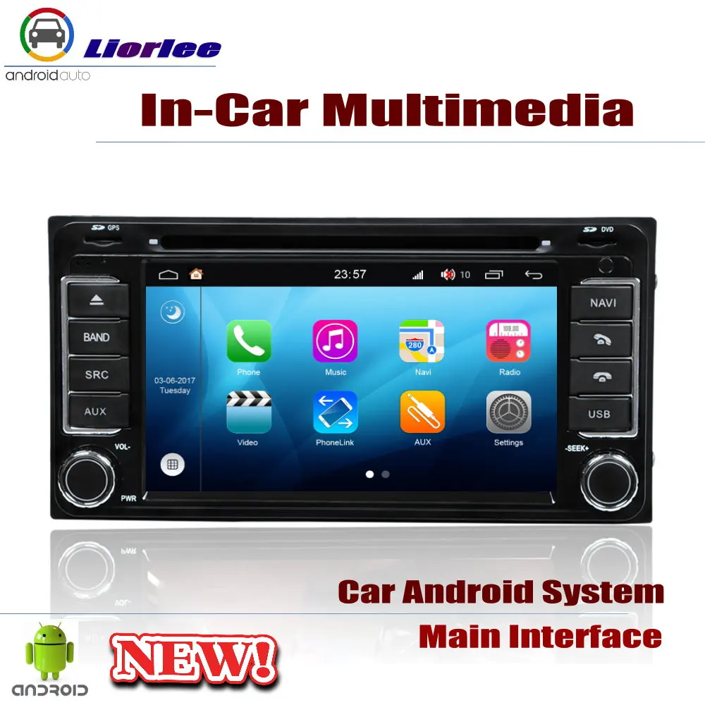 Cheap For Toyota Alphard (AH10) 2002~2008 Car Android Player DVD GPS Navigation System HD Screen Radio Stereo Integrated Multimedia 5