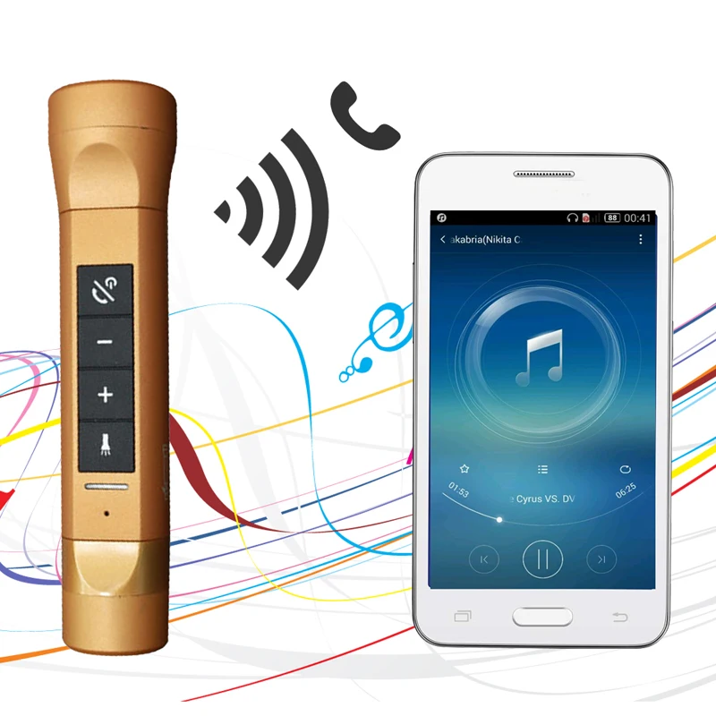 3 Colors Mini Multifunction Speakers Flashlight Music Torch Bike Cycling Bluetooth Speakers font b Power b