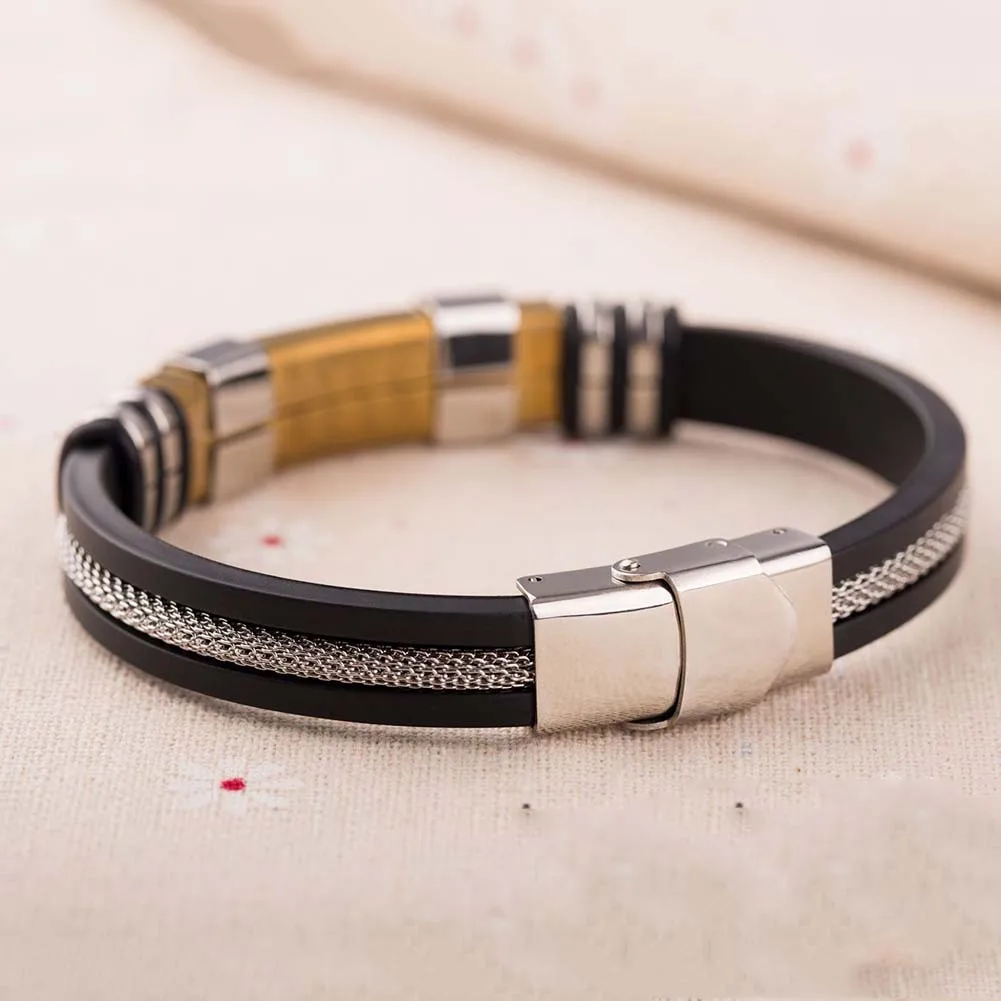 Unique bangle bracelet Men Titanium Steel Hand Chain Handmade Bracelet Bangle Club Jewelry Gift New bangles