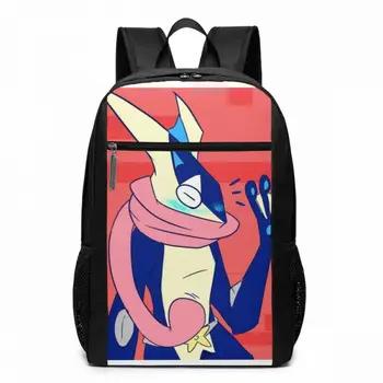 

Pokemon Greninja Backpack Greninja Says Hi Backpacks Teen Pattern Bag Trending Man - Woman High quality Sports Multi Pocket Bags