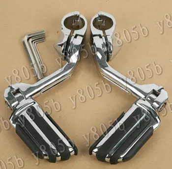 

New Motorcyc Footrest Foot Pegs For Suzuki Boulevard C50 Volusia 800 C90 M109R Marauder 800 M50 Intruder 32mm-38mm Guard Bars