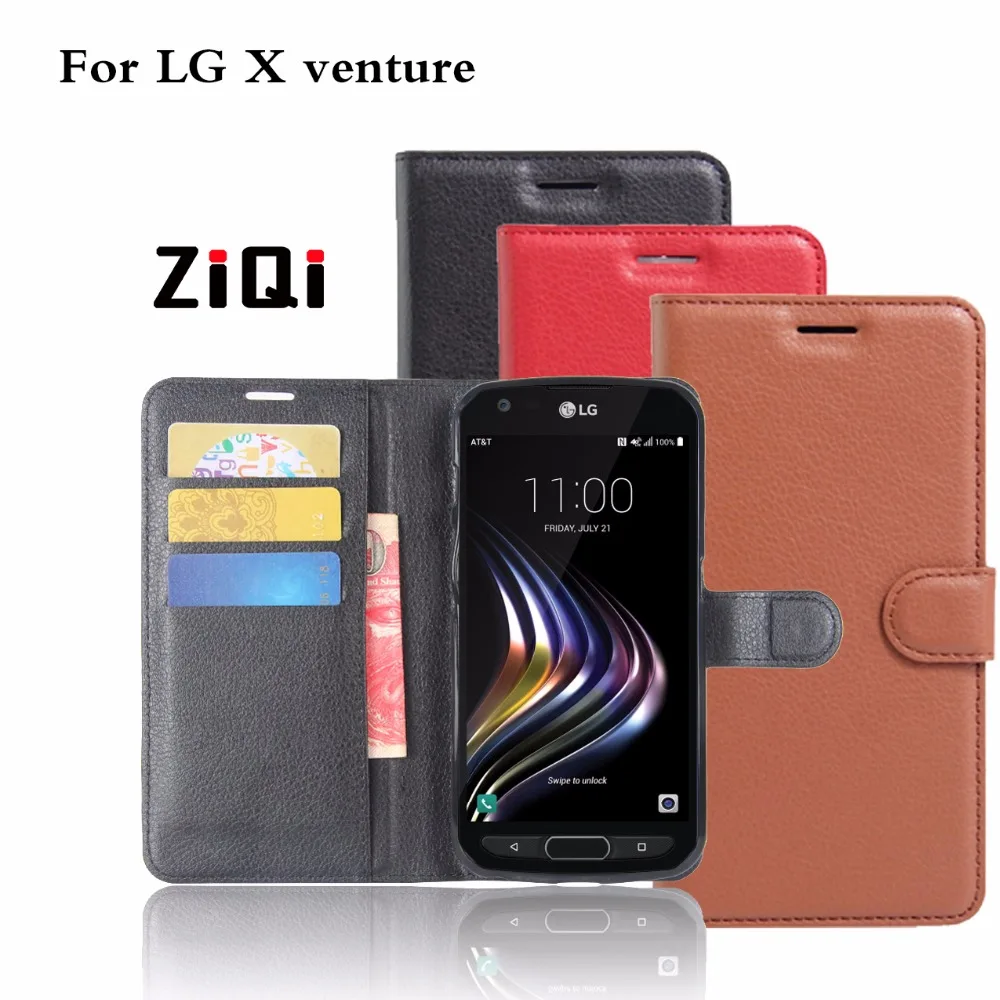 For LG X Venture Case Fashion Flip PU Leather Stand Cases