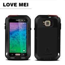 LOVEMEI грязеотталкивающий прочный армированный чехол для телефона из металла Алюминий чехлы с гориллой Стекло для Sumsang Galaxy Alpha A850 Heavy Duty Защита