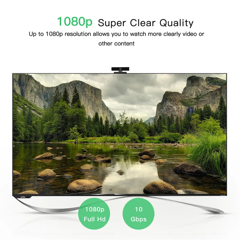 HDMI لمحول VGA مع الصوت كابل HD 1080 وعاء الرقمية إلى التناظرية الصوت فيديو HDTV محول كابل لأجهزة الكمبيوتر المحمول PS3 مربع العارض