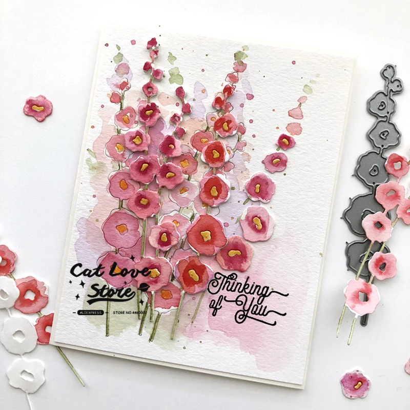 Layers Tulips Flower Cutting Dies Diy Crafting Scrapbooking - Australia