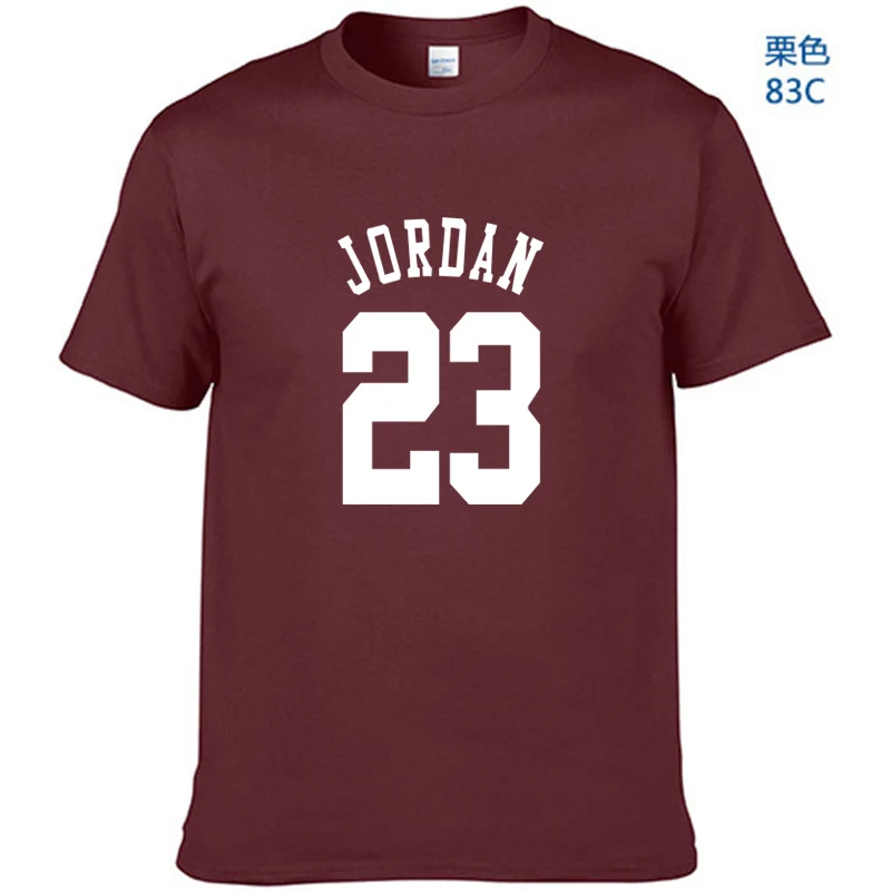 2018 новая брендовая одежда Jordan 23 Мужская футболка Swag Хлопковая мужская с принтом