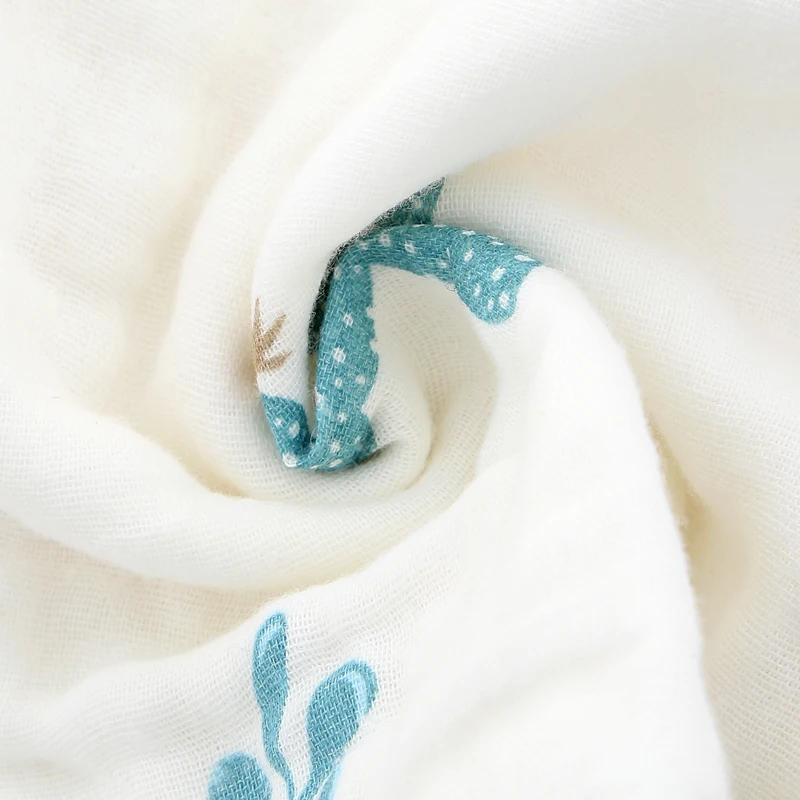 5pcs/lot 6 layers Baby Towel Cotton Wipe Face Towel Muslin Gauze Newborn Bibs Infant Feeding Toddler Kids Saliva Bathing 25*25cm