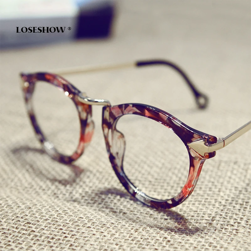 free shipping Vintage circle glasses non mainstream big ...