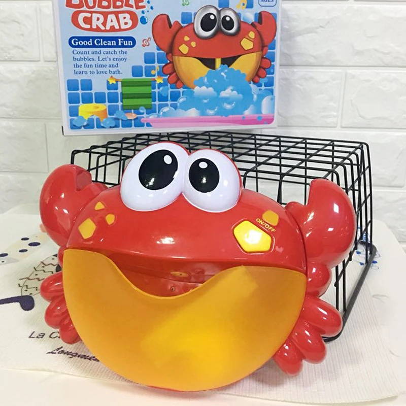 Взрывная игрушка Краб пузырь машина детская Ванна дуя Краб пузырь ванна головоломка ванна пузырь делая машину