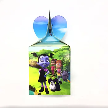 

12pcs/lot Vampirina candy boxes cartoon Vampirina gift boxes cartoon Vampirina theme birthday party decorations