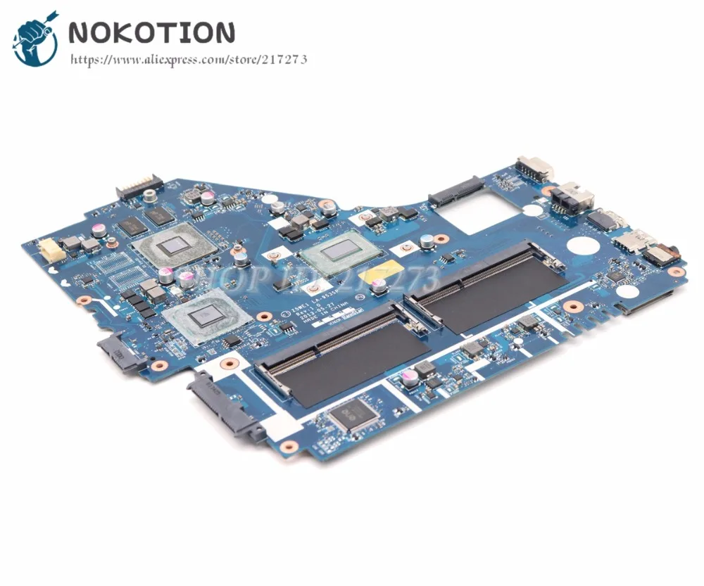 NOKOTION для Acer aspire E1 570 570G материнская плата ноутбука Z5WE1 LA 9535P NBMER11001 NB.MER11.001 I5 3337U CPU GT740M