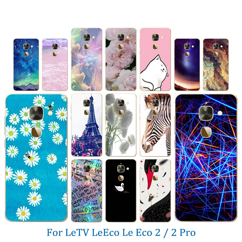 Чехол для телефона Letv LeEco Le Eco 2/2 Pro мягкий силиконовый чехол из ТПУ с розовым
