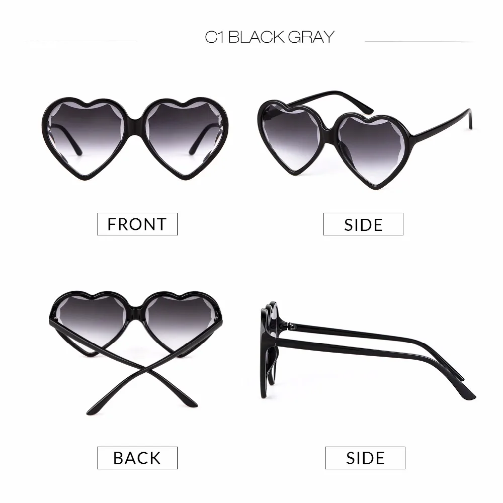 WHO CUTIE в форме сердца массивные солнцезащитные очки для женщин Ретро Винтаж 90s Sunnies вечерние женские солнцезащитные очки «кошачий глаз» оттенки OM683