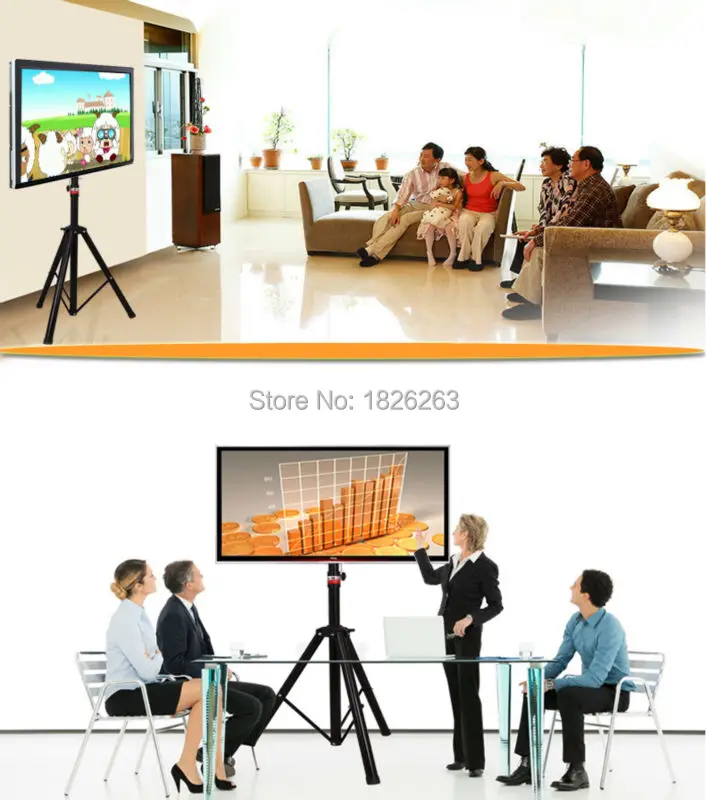 Штатив для телевизора с углом поворота 360 градусов 32 ~ 55 дюймов макс. VESA 400*400 мм