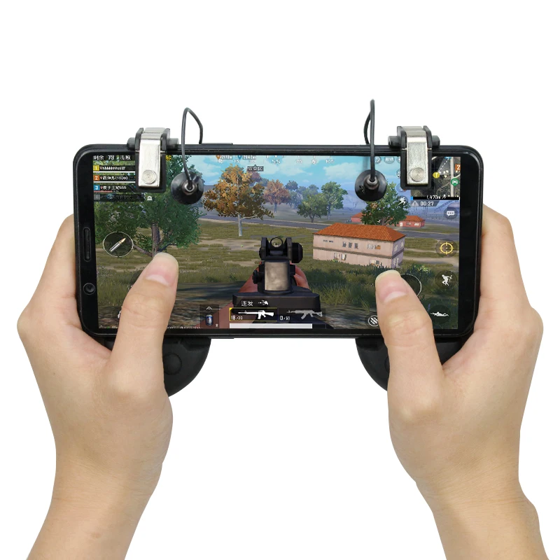 Mobile Game Trigger L1R1 Fire Button Aim For Apple ipad Aim Key &Gamepad Controller For Android