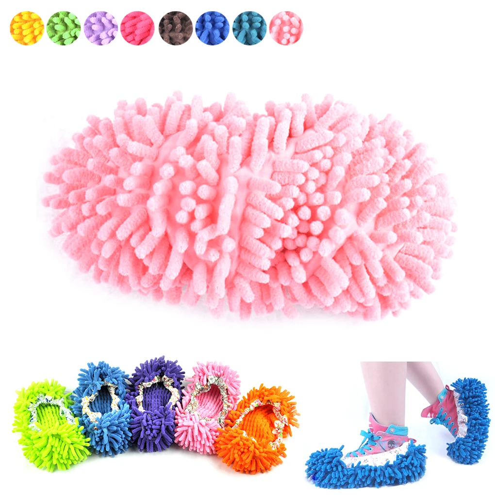 1PC Mop Broom Slipper Floor Polishing Cover Cleaner lazy Dusting Cleaning Cloth