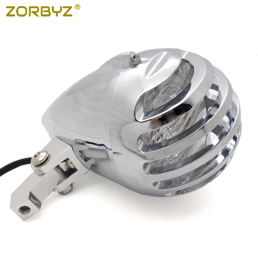 ZORBYZ Новый хромированный гриль LED Bullet фара белый ангельские глазки свет подходит