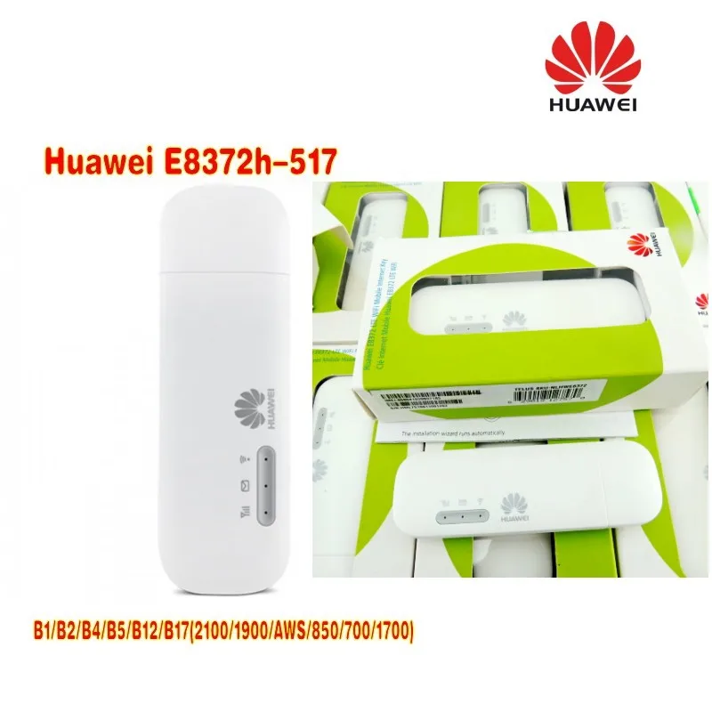 Лот из 5 шт разблокирована huawei E8372 150 mbps модем E8372h 517 4G Wi Fi маршрутизатор LTE lte