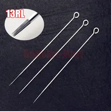 Высокое качество 50 шт. 13RL татуировки стерильные Круглый Liner Вышивка Крестом Иглы rl13 Одноразовые стерилизованные Вышивка Крестом Иглы для машины Питание 1013RL
