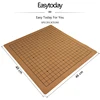 Easytoday Weiqi – échiquier chinois Go Game en cuir synthétique suédé, un côté, 19 lignes Standard International ► Photo 2/6