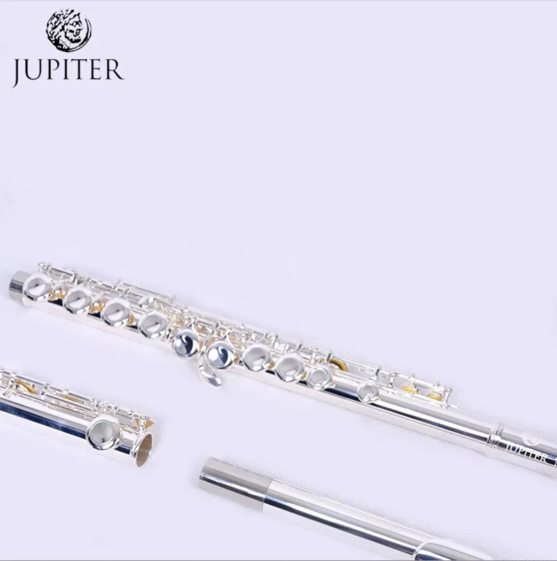 Júpiter flauta JFL-511ES instrumento musical flauta 16 sobre C melodía y E-Flauta clave Profesional de Música de envío gratis