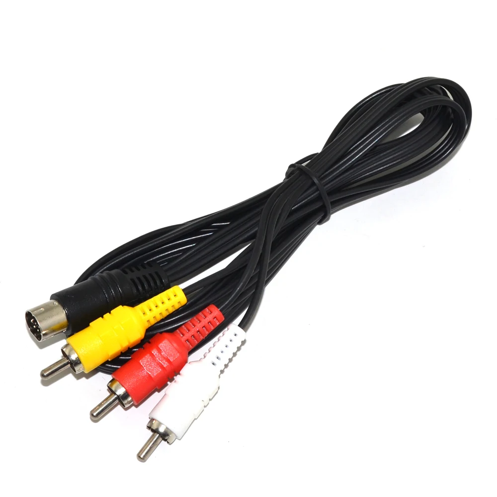 níquel de 10 pces para o cabo de sega saturn rca para ss
