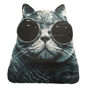 

RUBIHOME 1 Piece 3D Style Cat Design Throw Air Conditioning Blankets Bedsheet Sofa Cover Summer Office Quilts
