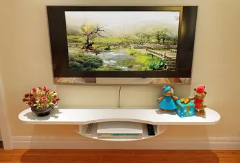 

Small family TV cabinet TV wall hanging plate frame condole ark