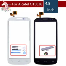 For Alcatel One Touch POP C5 5036 OT 5036 5036D 5037E OT5036 Touch Screen Digitizer Sensor Outer Glass Lens Panel Replacement For Alcatel One Touch POP C5 5036 OT 5036 5036D 5037E OT5036 Touch Screen Digitizer Sensor Outer Glass Lens Panel Replacement