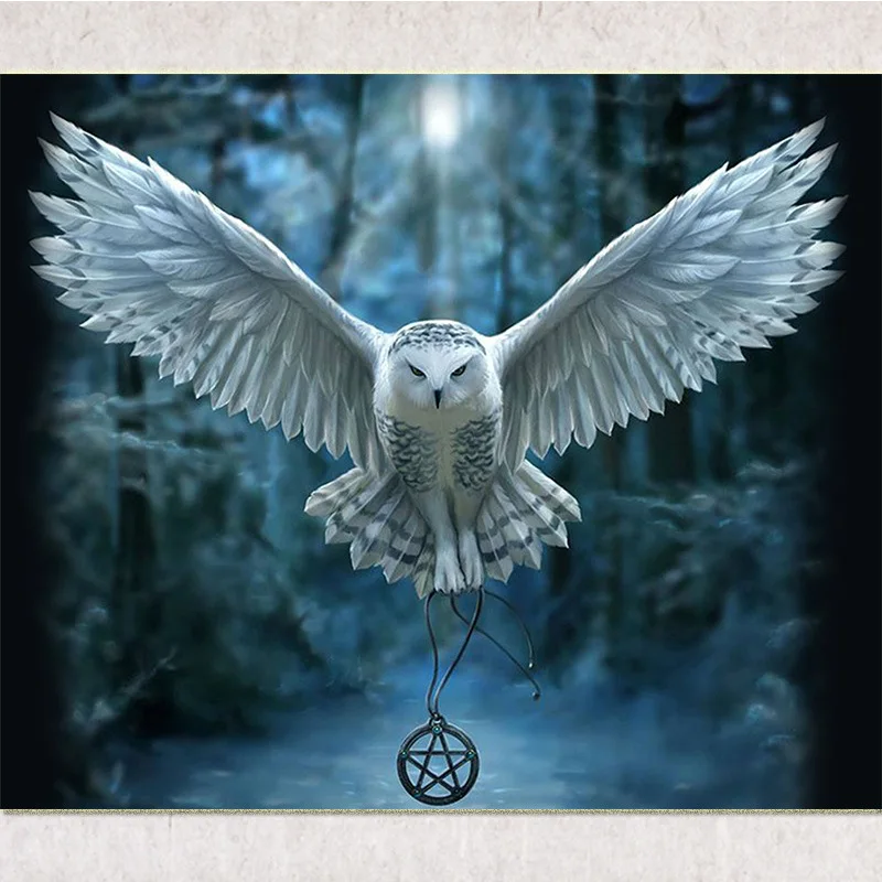 

DIY 5D Diamond Mosaic Eagle Handmade Diamond Painting Cross Stitch Kits Diamond Embroidery Patterns Rhinestones