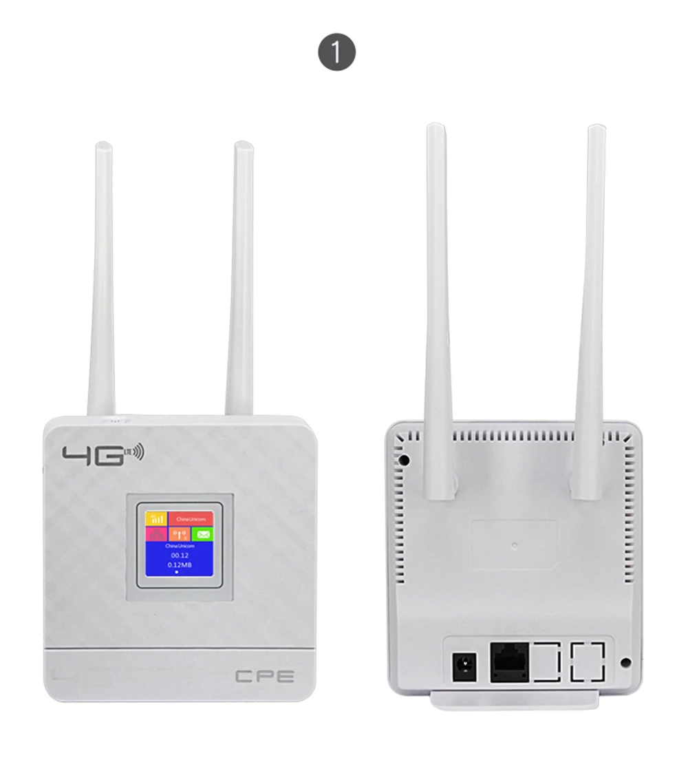 hotspot móvel wan lan porta dupla antenas externas gateway