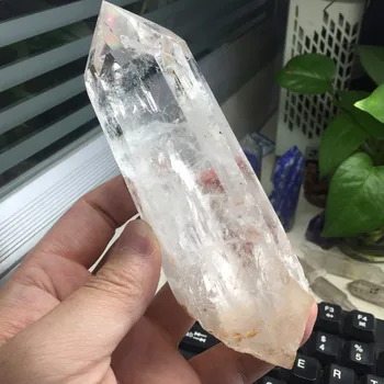 

311g Natural Healing Crystal Polished Point Quartz Crystal Wand feng shui crystals 2019 gift $A528