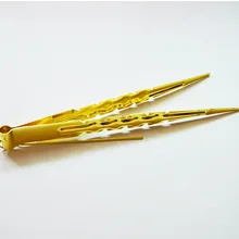 Золото 1 шт. уголь для кальяна щипцы с фольгой удар ногтей кальянная трубка наргиле, Кальян Аксессуары