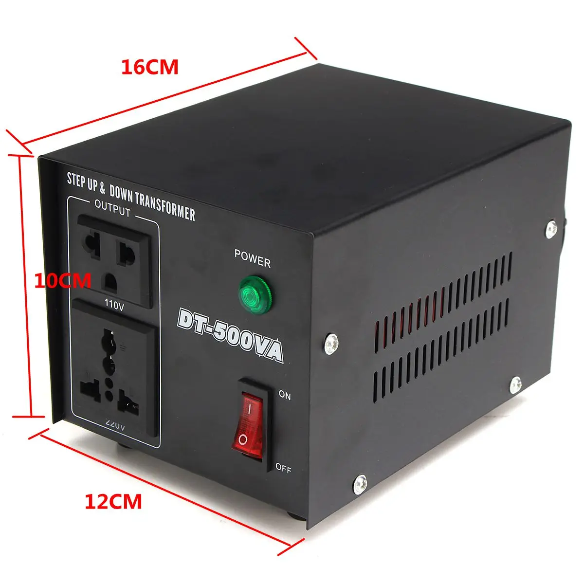 Transformador de Potência Resistente do Conversor do Regulador de Tensão 5000 w 220 v Auf 110 Conversor 500 - 1000 2000 3000 Mod. 145856 5 de potência resistente do conversor do regulador