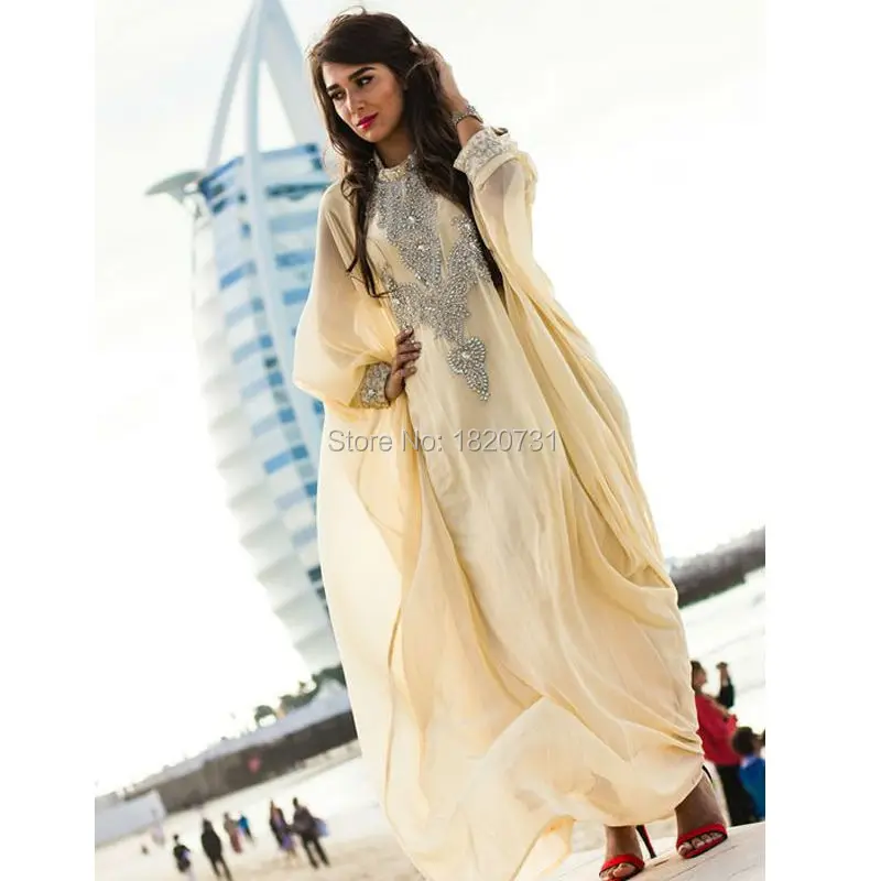 Вечернее платье Caftan Marocain Islamic Abaya в Дубае марокканский кафтан с коротким рукавом