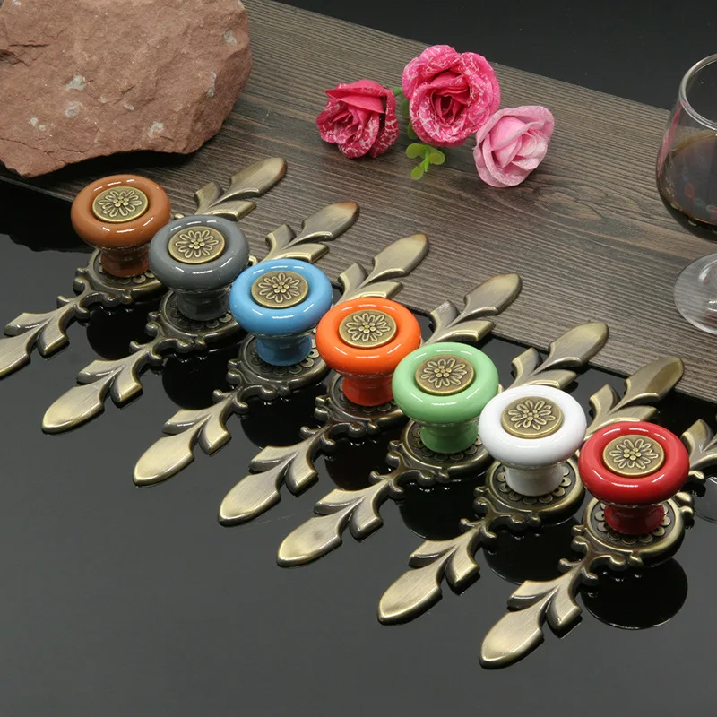 Vintage Birdcage Door Handle Antique Furniture Knobs and Handles for Kitchen Cabinets Vintage Closet Handle Drawer Pull