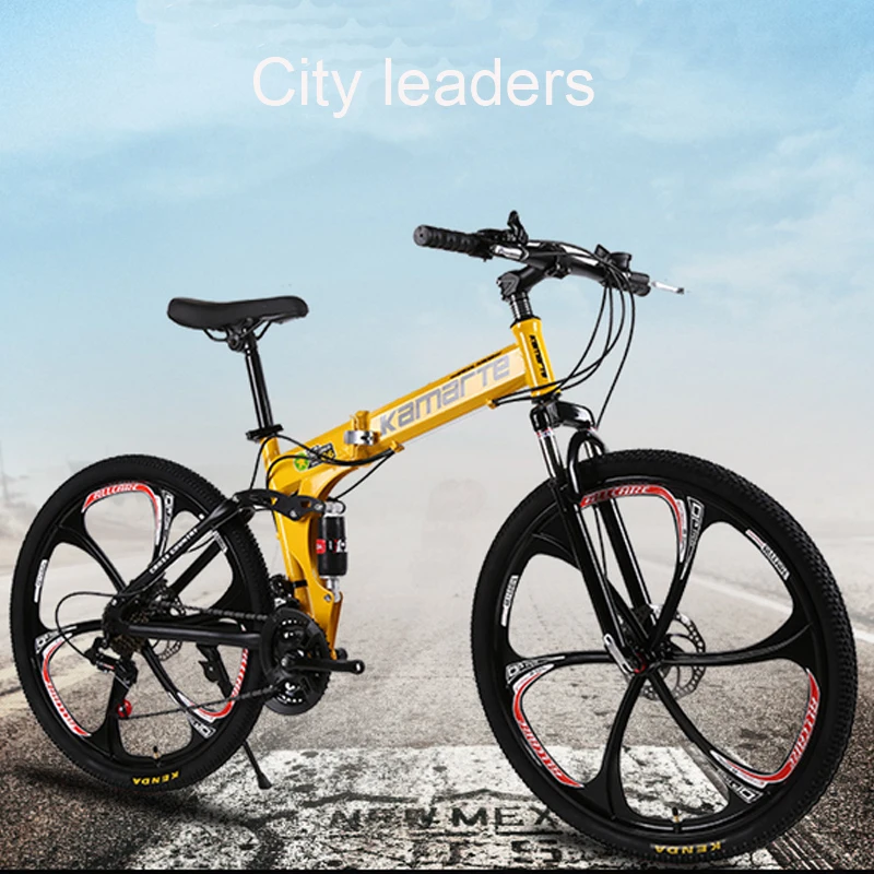 Sale 26inch folding mountain bike double disc brakes bicycle 21 speed folding bicycle 6 knife wheel and 3 knife wheel mountain bike 0 Sale 26inch folding mountain bike double disc brakes bicycle 21 speed folding bicycle 6 knife wheel and 3 knife wheel mountain bike 0