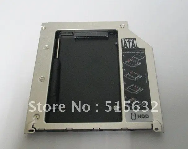 9.5mm 2nd HDD drive Caddy for Macbook Pro Unibody + USB Enclosure Case for Superdrive