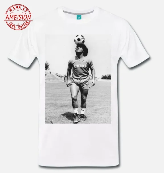 Plain T-SHIRT MAGLIA DIEGO ARMANDO MARADONA NAPOLI CALCIO VINTAGE ANNI 80S-3XL Mens T Shirts Fashion 2019 Fashion Classic O-Neck