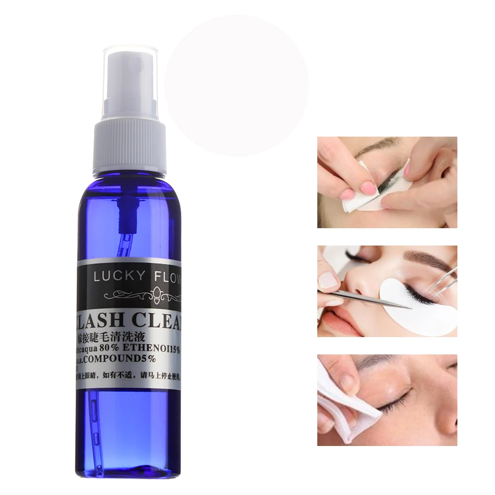 

50ml Professional Eyelash Cleaner Liquid False Eyelash Grafting Extension Beauty Cleaner Eyelashes Extension Beauty Makeup Tool