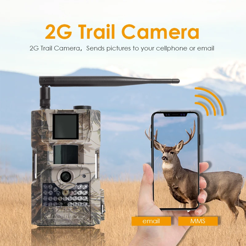 

Trail Camera 73ft 720pHD, 1-way Wireless huting camera Black IR LED Game Camera Bolyguard