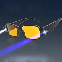 Горячая Распродажа, унисекс, регулируемые магнитные терапевтические защитные очки для чтения с подсветкой, светодиодный светильник для обнаружения денег