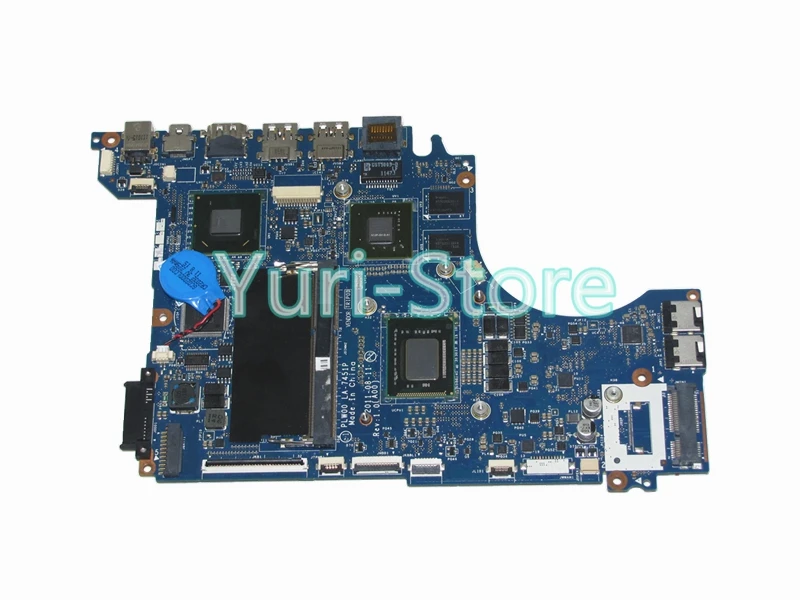 

NOKOTION For Dell XPS 14Z L412 Notebook CF-0F2DV7 0F2DV7 F2DV7 PC Main Board PLW00 LA-7451P GeForce GT520M I7-2640M CPU