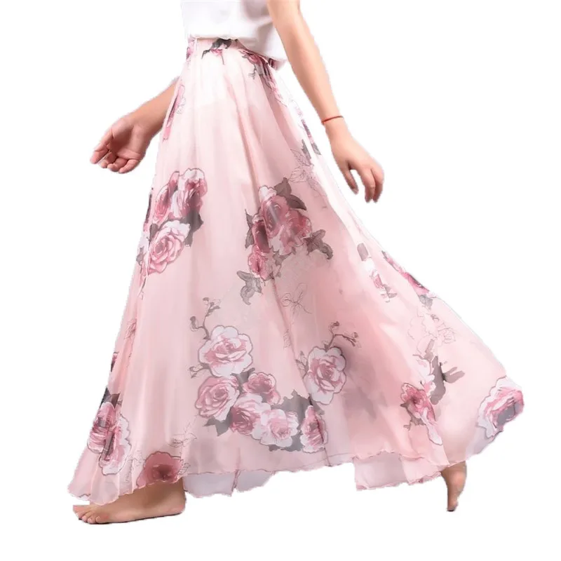 מוצר 2017 chiffon bohemian skirts womens summer summer 2017 skirt chiffon saia bohemian maxi skirts high waist tutu מוצר 2017 chiffon bohemian skirts womens summer summer 2017 skirt chiffon saia bohemian maxi skirts high waist tutu