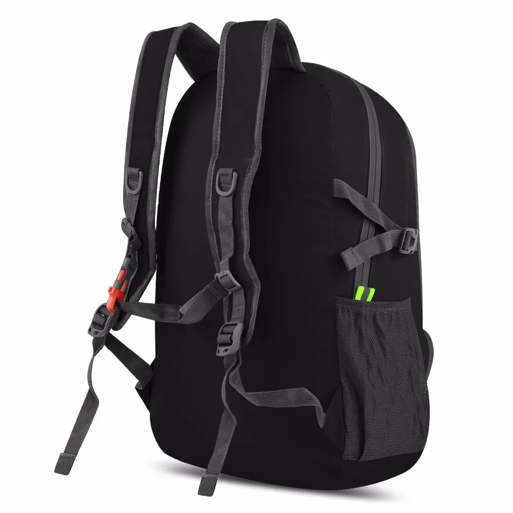 Gonex 30L Black Backpack Casual Shoulder Bag for College Student Travel Outdoor Hiking Bags Lightweight Foldable Durable Gonex 30L Black Backpack Casual Shoulder Bag for College Student Travel Outdoor Hiking Bags Lightweight Foldable Durable