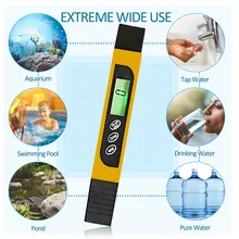 Цифровой прибор для измерения уровня воды Тесты er качество воды Тесты er идеальный водяной Тесты метр