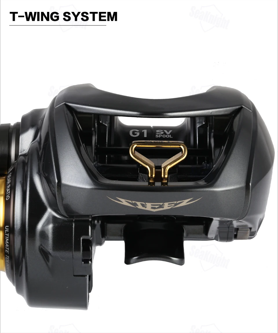 DAIWA STEEZ CT SV TW 700H 700HL Рыболовная катушка для baitcasing 6,3: 1 передач 4,5 кг Максимальное сопротивление TWS G1 Колесо Катушки рыболовные снасти